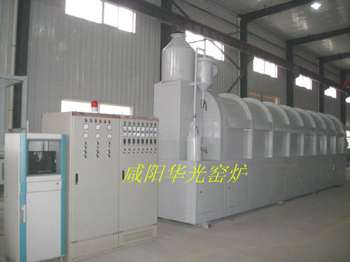 N2 gas protection continuous rotary calcination furnace successfully through the acceptance