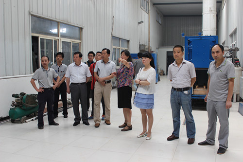 Xianyang, shaanxi, XingPing technology bureau, technology bureau XingHua group company leadership to visit our company