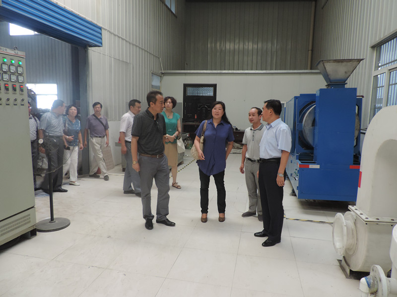 Changan leadership to college, my company inspection equipment