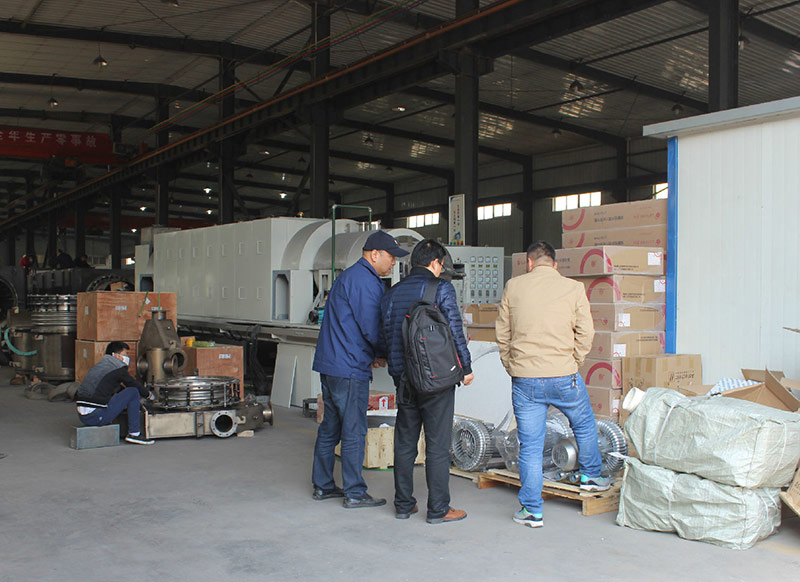 Shaanxi customers to our company on-the-spot investigation