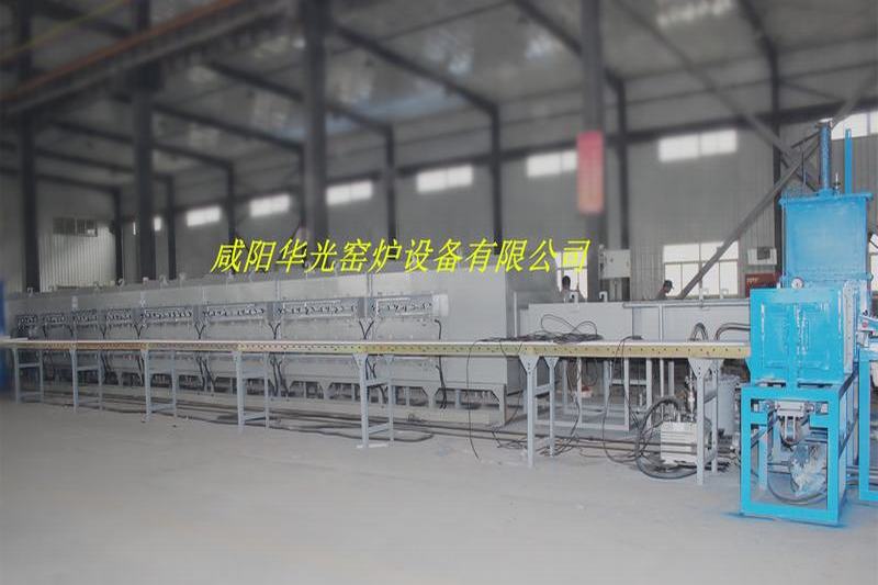 Automatic double push plate resistance furnace
